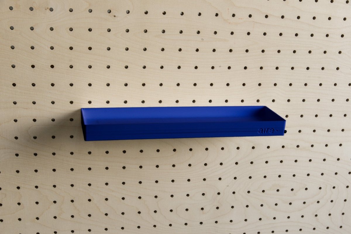 Étagère avec rebords pour pegboard – tablette murale de rangement - Aire -  - 16