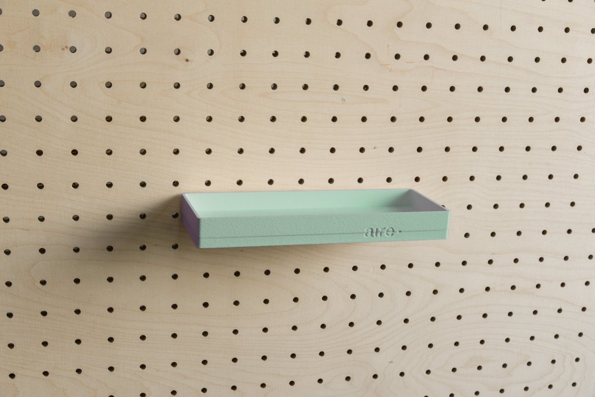 Étagère avec rebords pour pegboard – tablette murale de rangement - Aire -  - 42