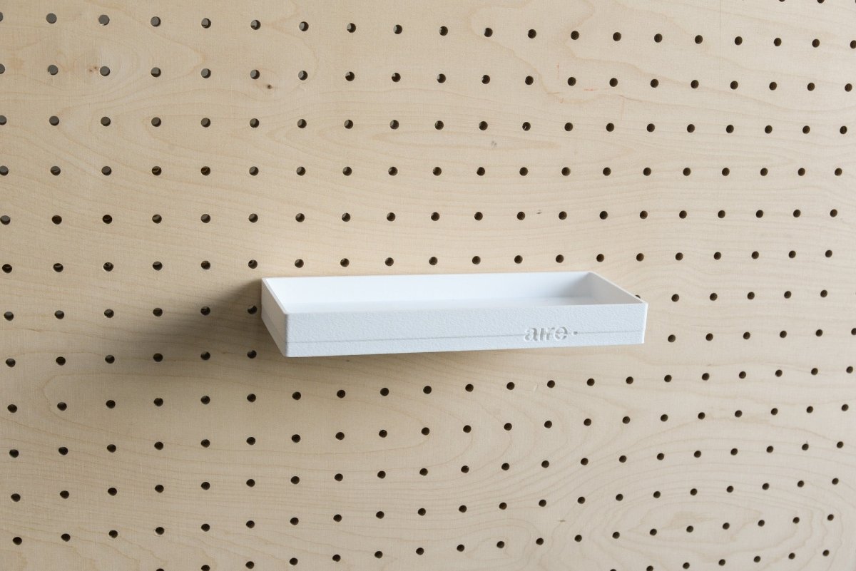 Étagère avec rebords pour pegboard – tablette murale de rangement - Aire -  - 6