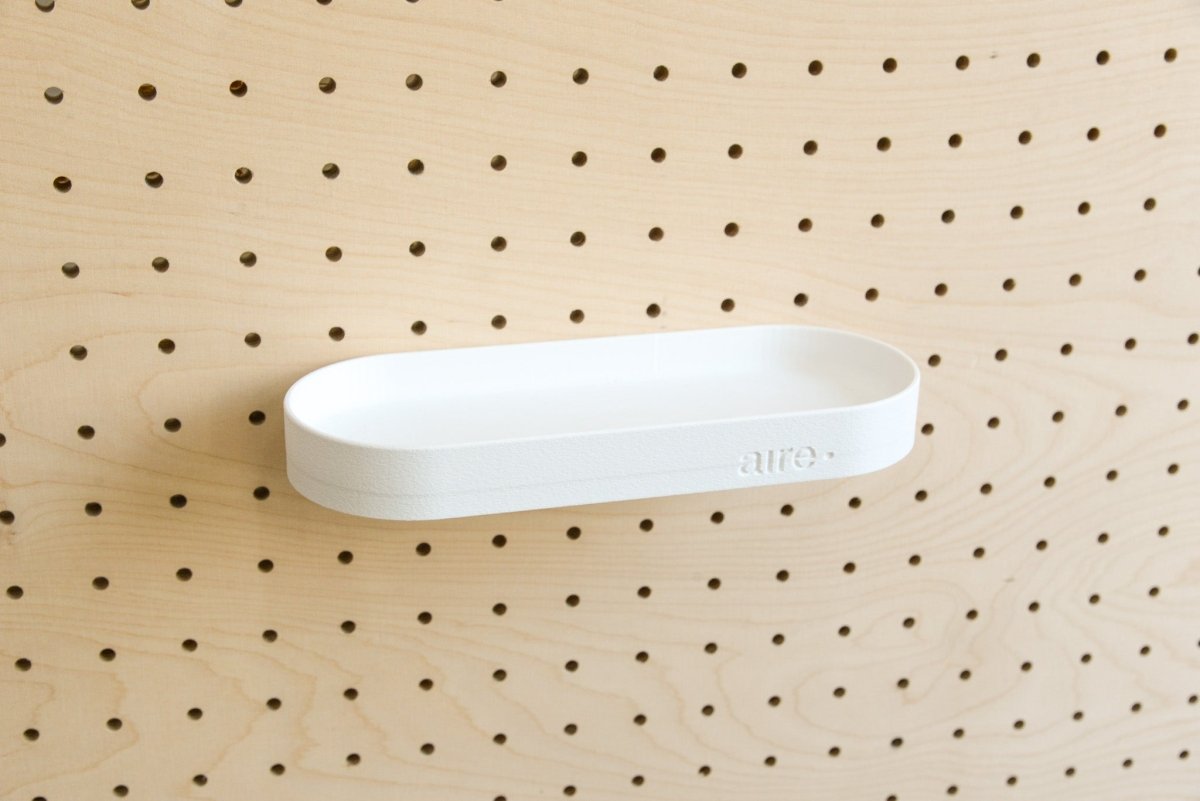 Étagère avec rebords pour pegboard – tablette murale de rangement - Aire -  - 5