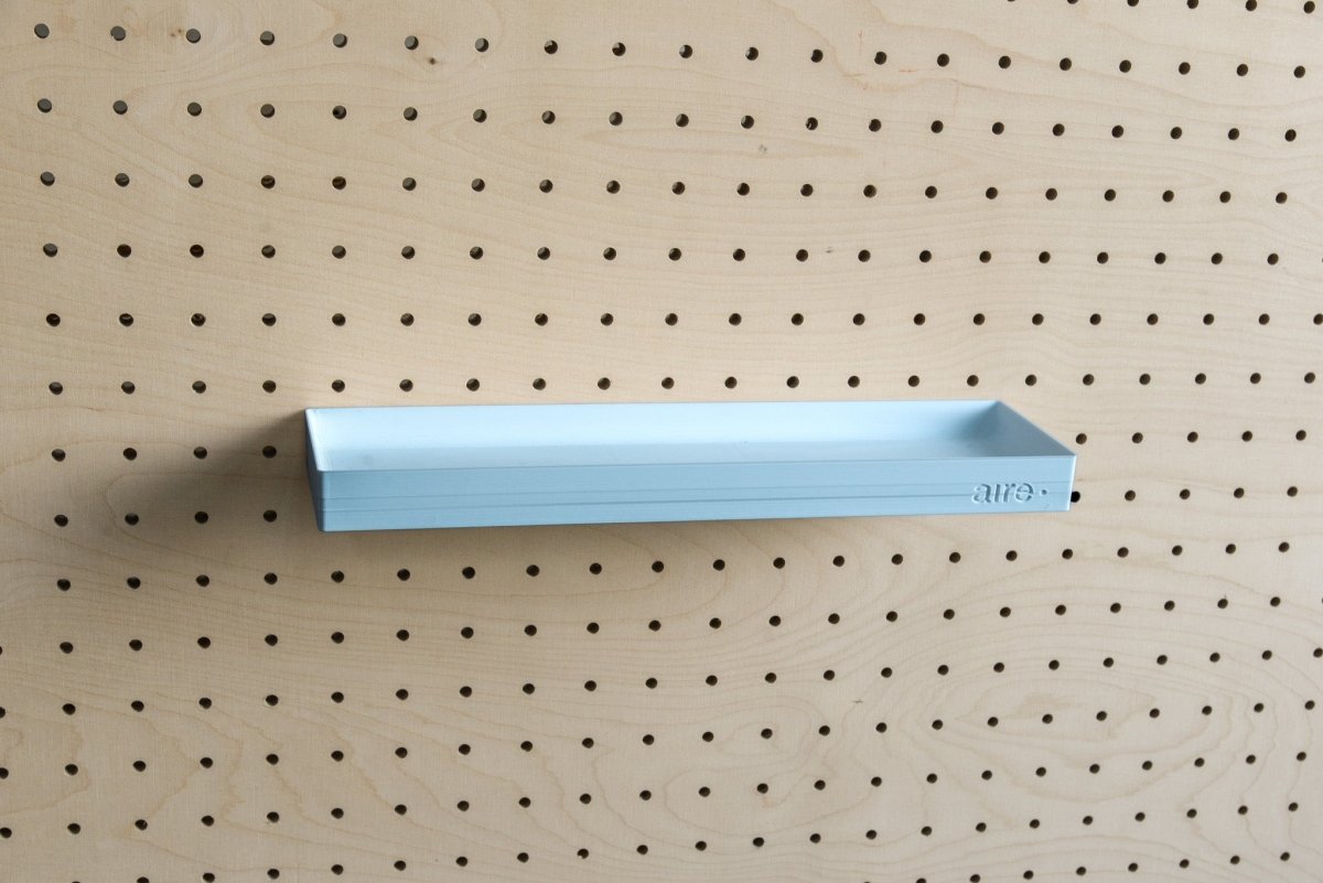 Étagère avec rebords pour pegboard – tablette murale de rangement - Aire -  - 48