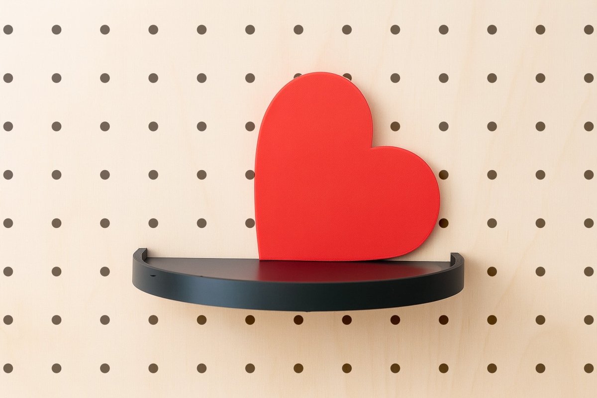 Étagère Nuage, Cœur, Soleil pour Pegboard - Accessoires - Aire - A93-17 - 2