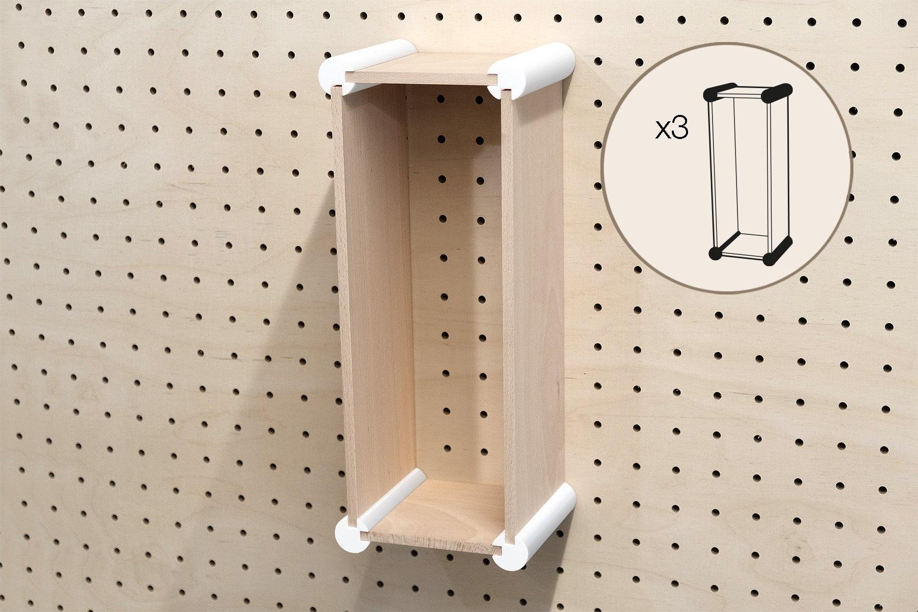 Etagere personnalisable de type Qapla XL : Casiers de rangement pour les grands objets - Quark