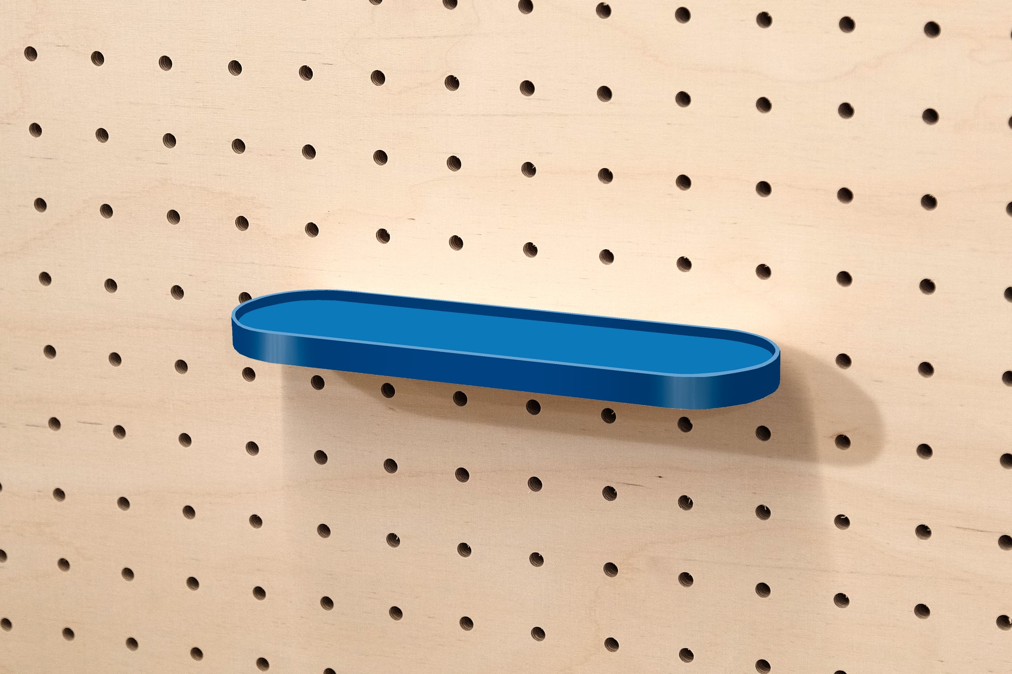 Étagère arrondie - tablette de rangement retro pour Pegboard