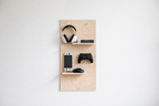 Pegboard aire intégré dans un setup gaming
