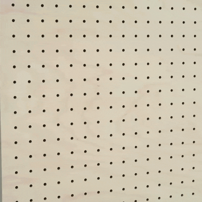 Patère colorée – accessoire pour panneau perforé Aire