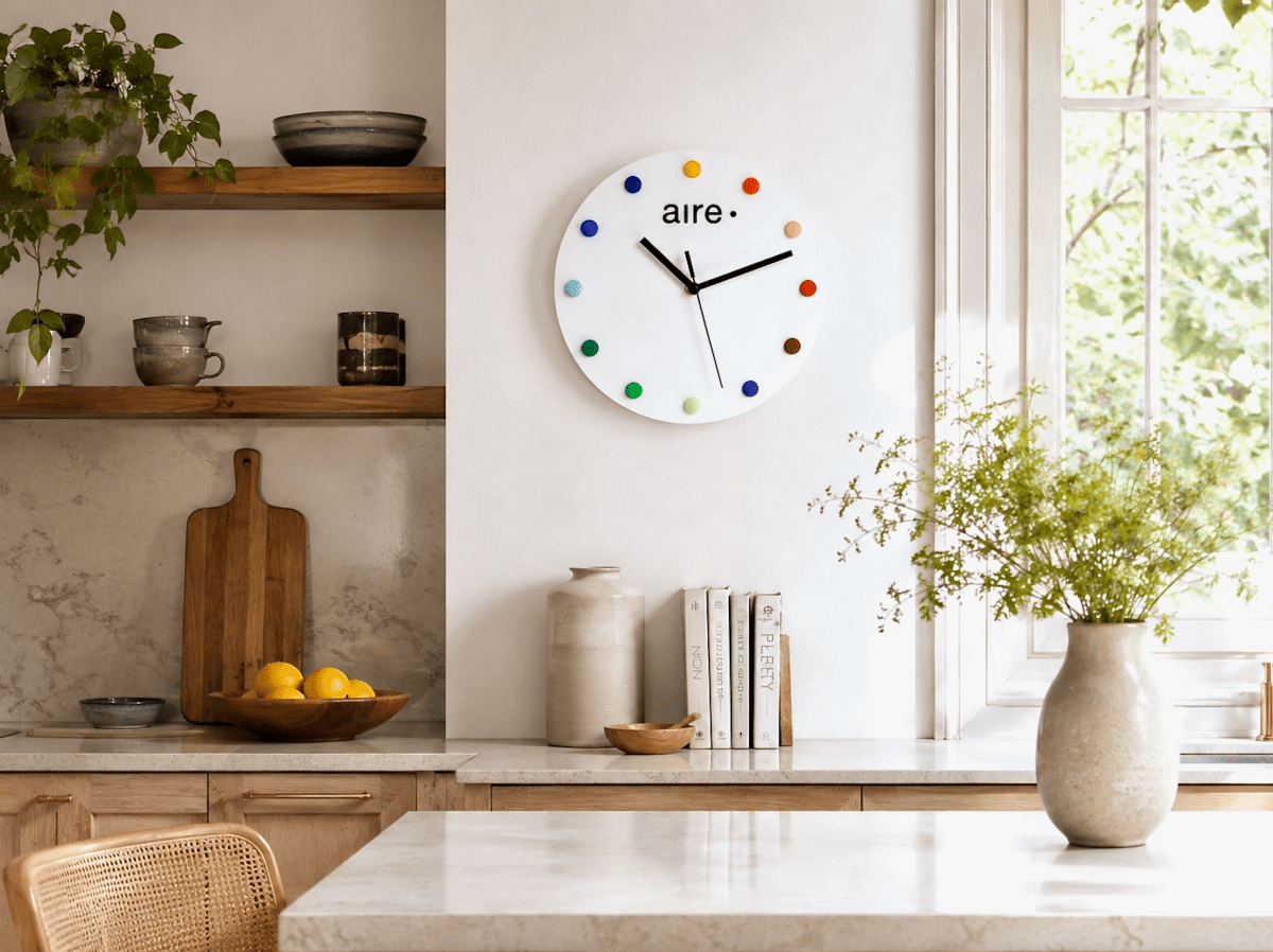 Horloge Minimaliste colorée Aire - Aire -  - 6
