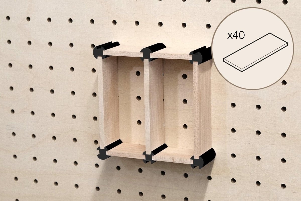 Kit de rangement maquillage pour Pegboard - Accessoires - Aire - A183-17 - 22