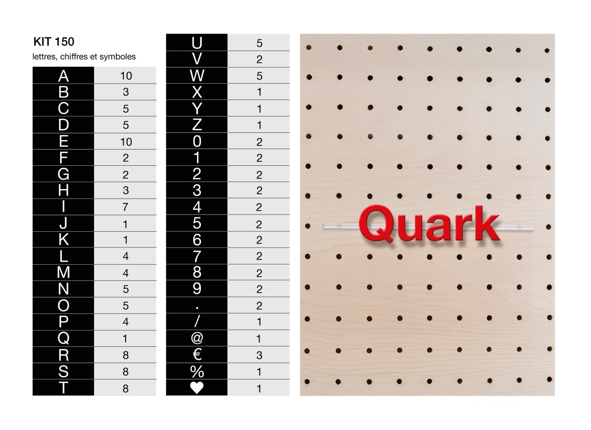 Lettres MENU - Accessoires - Aire -  - 18