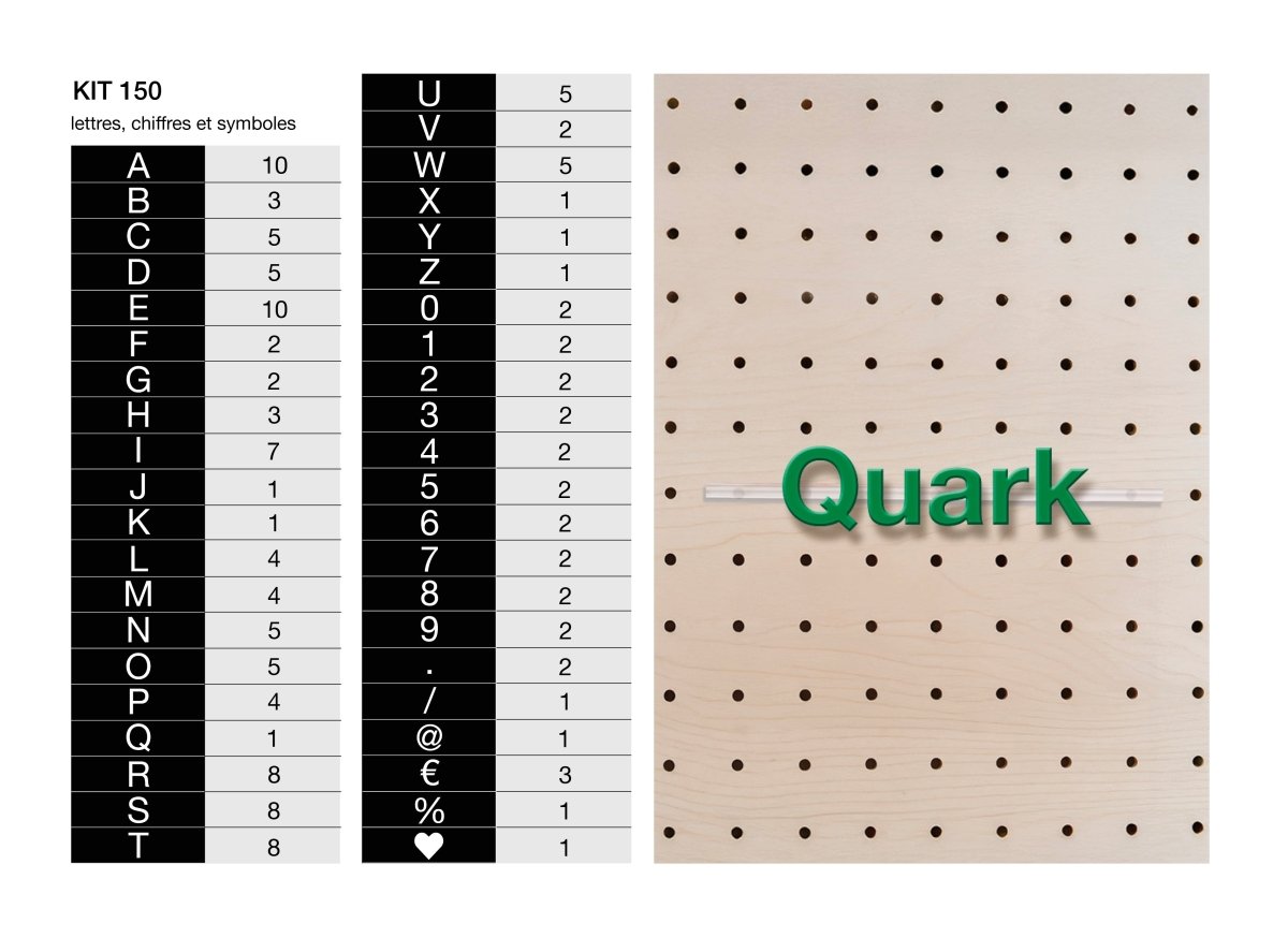 Lettres MENU - Accessoires - Aire -  - 24