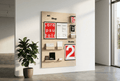 Módulo Comunicación: pegboard expositor con carteles y expositores