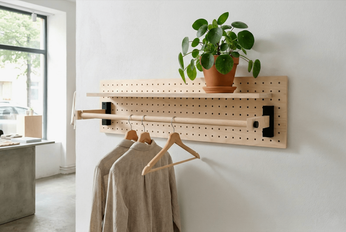 Kleiderdisplay für die Wand – Prêt-à-porter-Modul – Aire