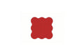 Pegboard Curves quadrato rosso con bordi ondulati