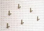 Patère bicolore - Porte manteau minimaliste coloré - accessoire pour pegboard - Aire -  - 5