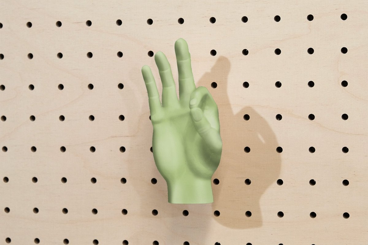 Patère en forme de Main - Déco Maison en impression 3D - Accessoires - Aire - A97-7 - 34