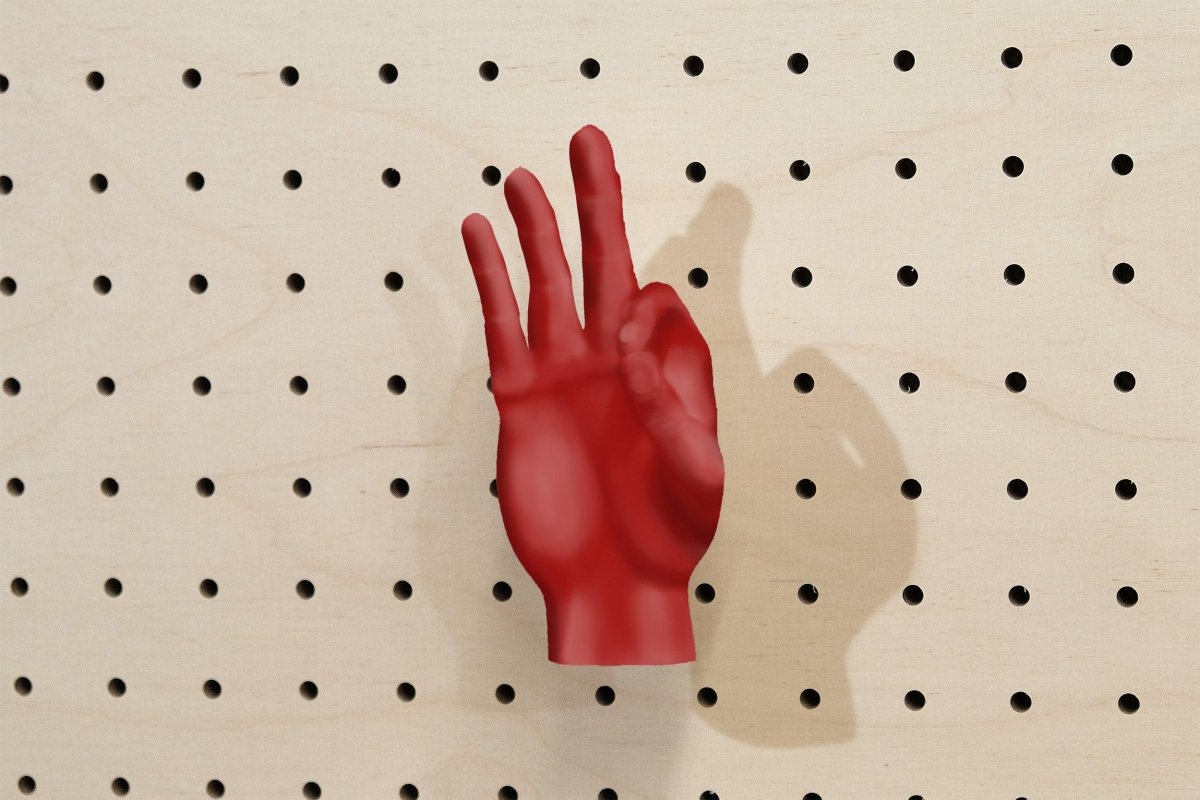 Patère en forme de Main - Déco Maison en impression 3D - Accessoires - Aire - A97-21 - 26