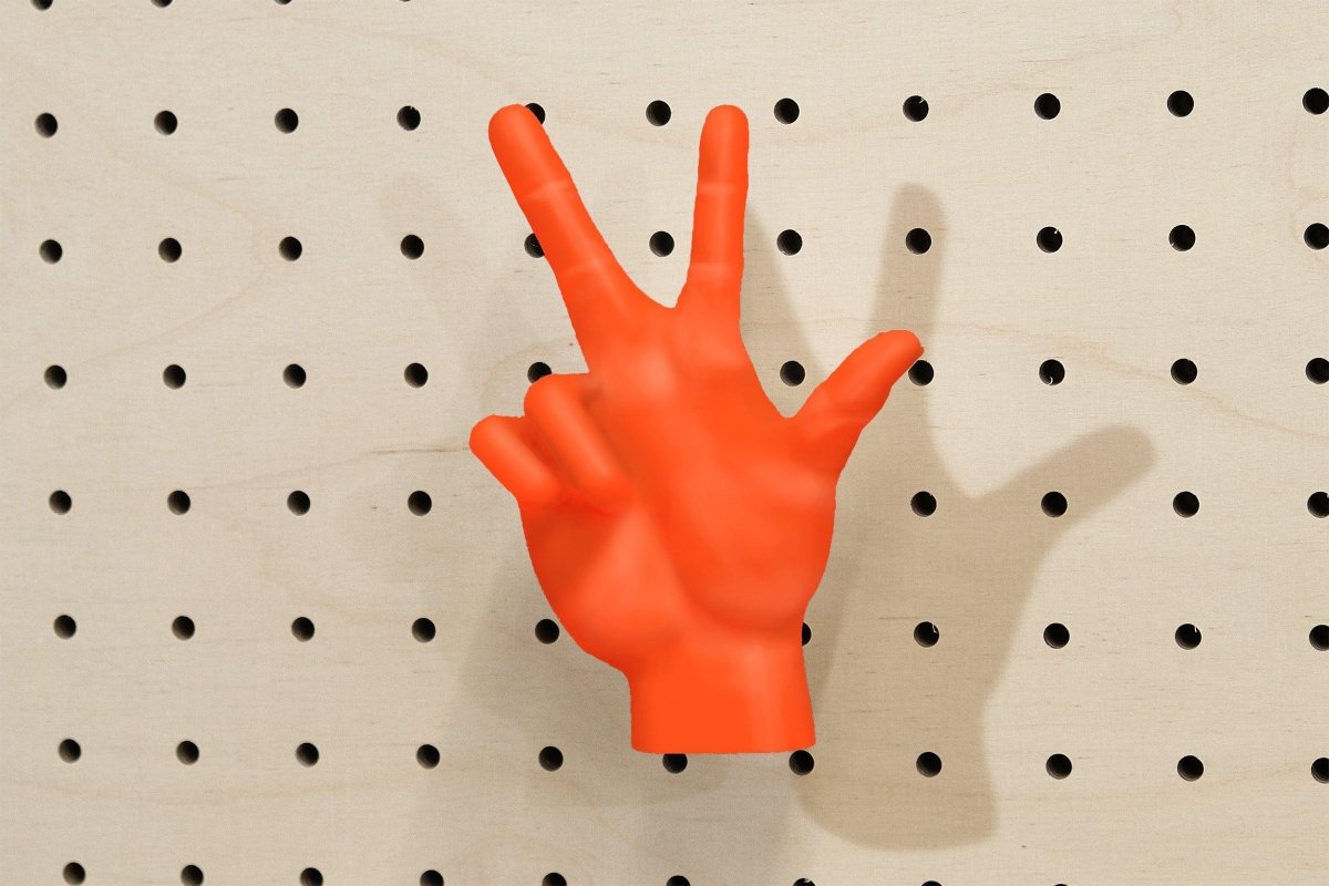 Patère en forme de Main - Déco Maison en impression 3D - Accessoires - Aire - A100-8 - 22