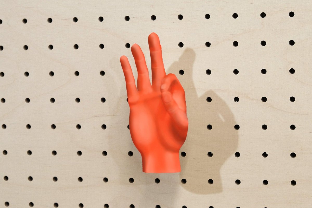 Patère en forme de Main - Déco Maison en impression 3D - Accessoires - Aire - A97-8 - 27