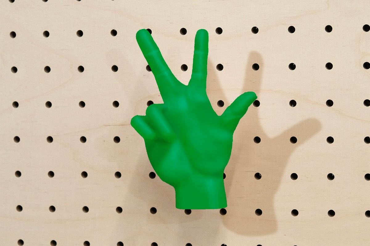 Patère en forme de Main - Déco Maison en impression 3D - Accessoires - Aire - A100-29 - 47