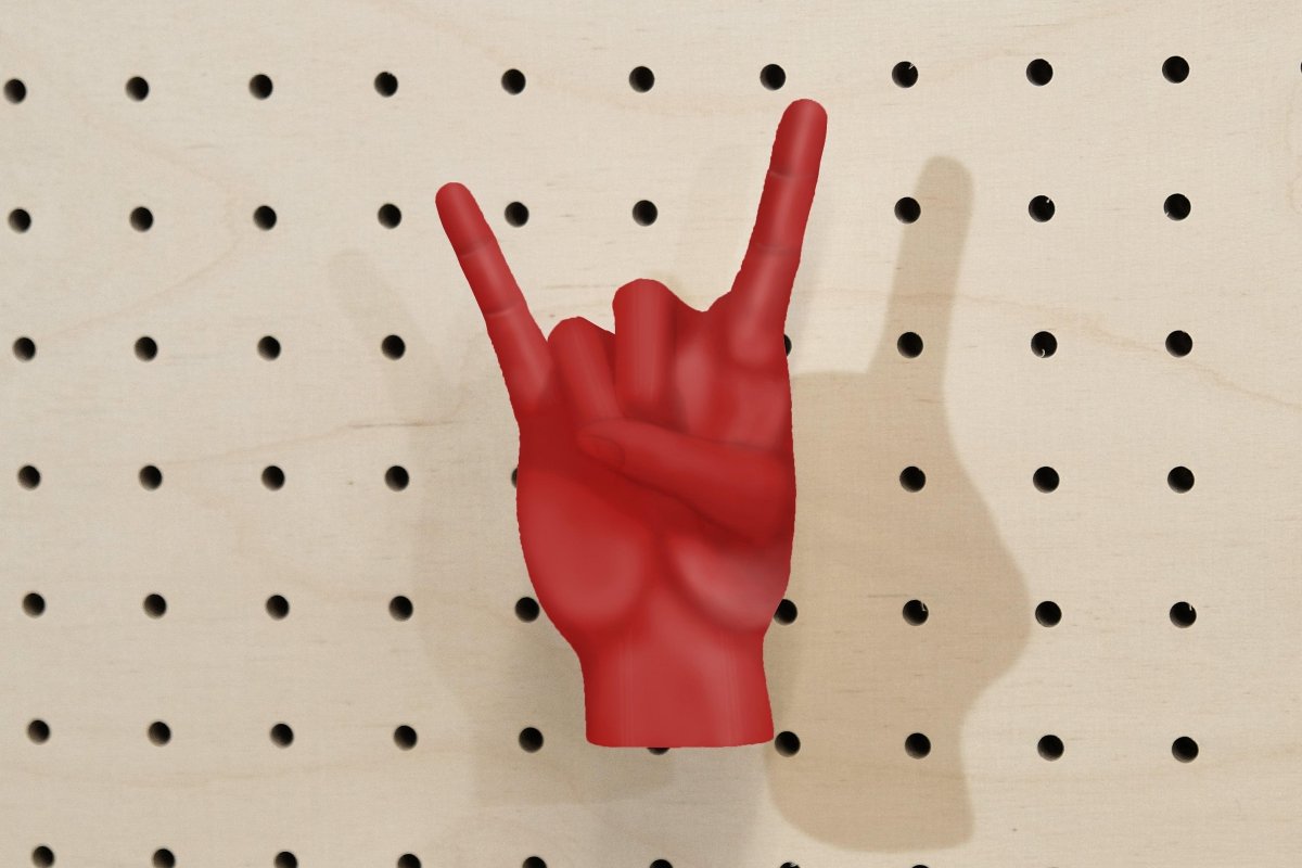 Patère en forme de Main - Déco Maison en impression 3D - Accessoires - Aire - A98-21 - 11