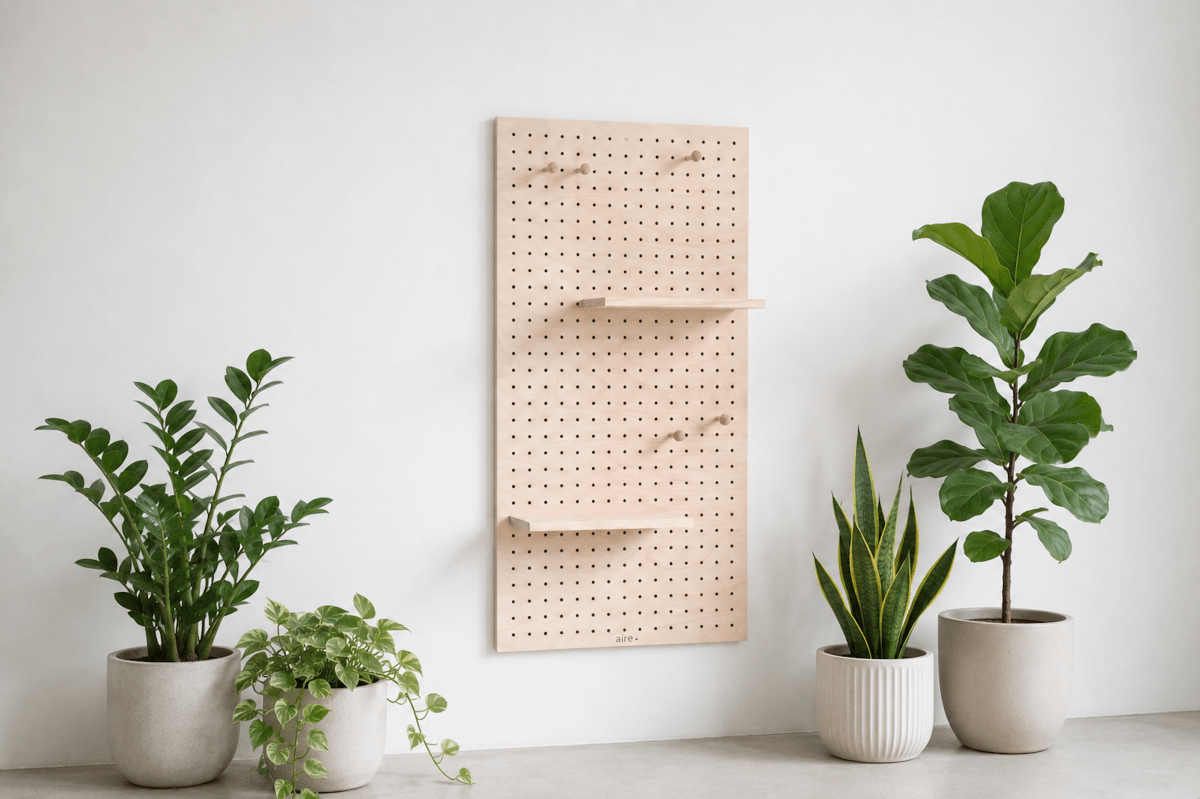 Pegboard Starter Kit : l'étagère modulaire personnalisable parfaite. - Rangement mural modulable - Aire -  - 1