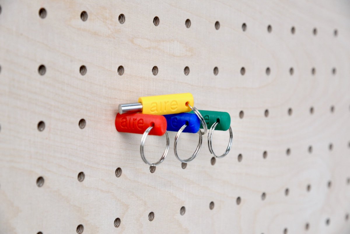 Porte clés anneau avec goupille intégrée pour pegboard - Aire -  - 7