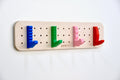 Porte manteau CrazyHooks - Pegboard - Aire -  - 2