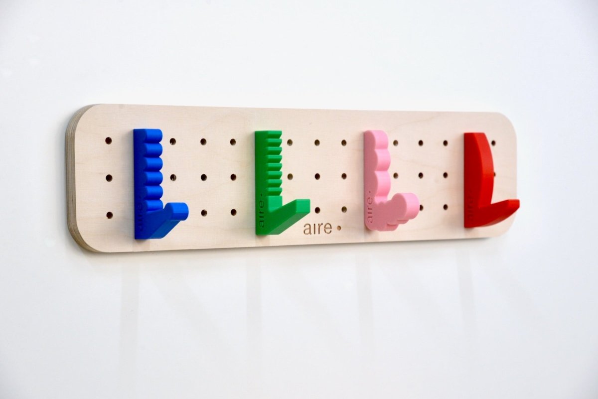 Porte manteau CrazyHooks - Pegboard - Aire -  - 2