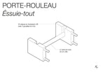 Porte rouleau essuie - tout pour Pegboard - Accessoires - Aire - A102-17 - 7