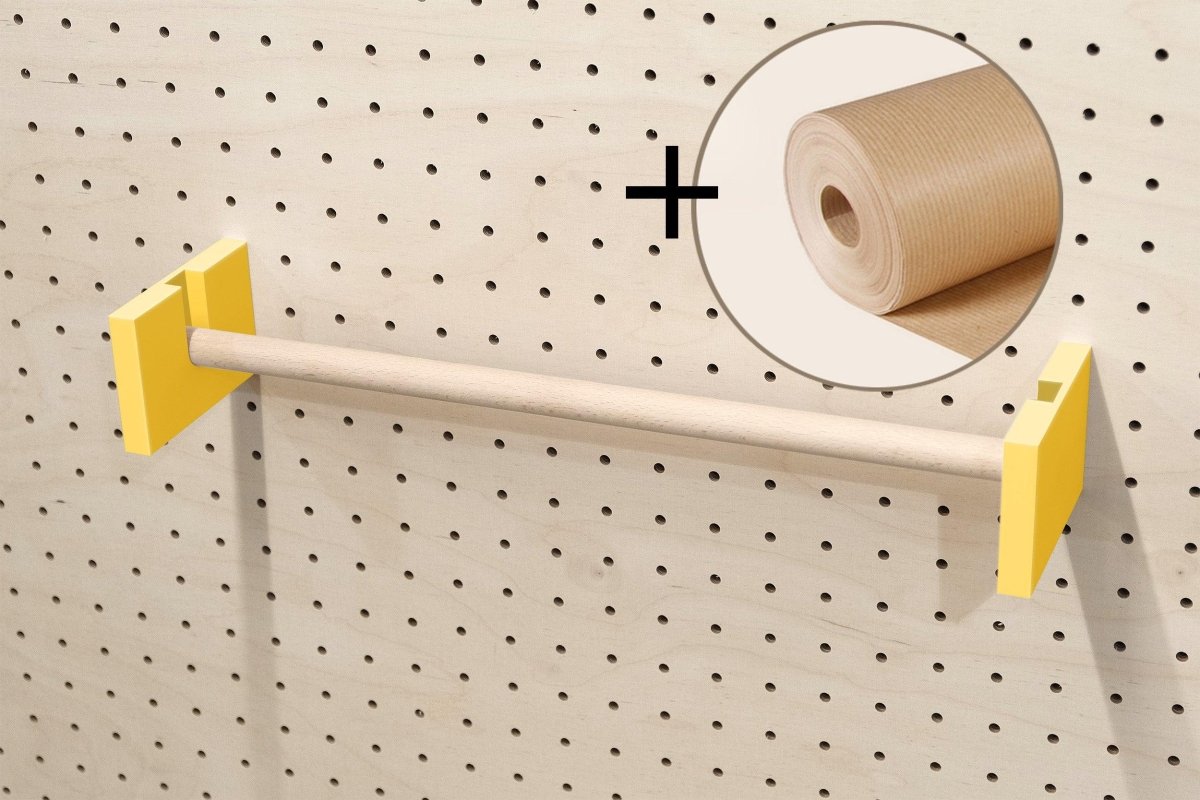Porte rouleau kraft pour Pegboard - Accessoires - Aire - A104-27 - 19