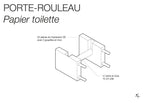Porte rouleau papier toilette pour Pegboard - Accessoires - Aire - A101-17 - 6