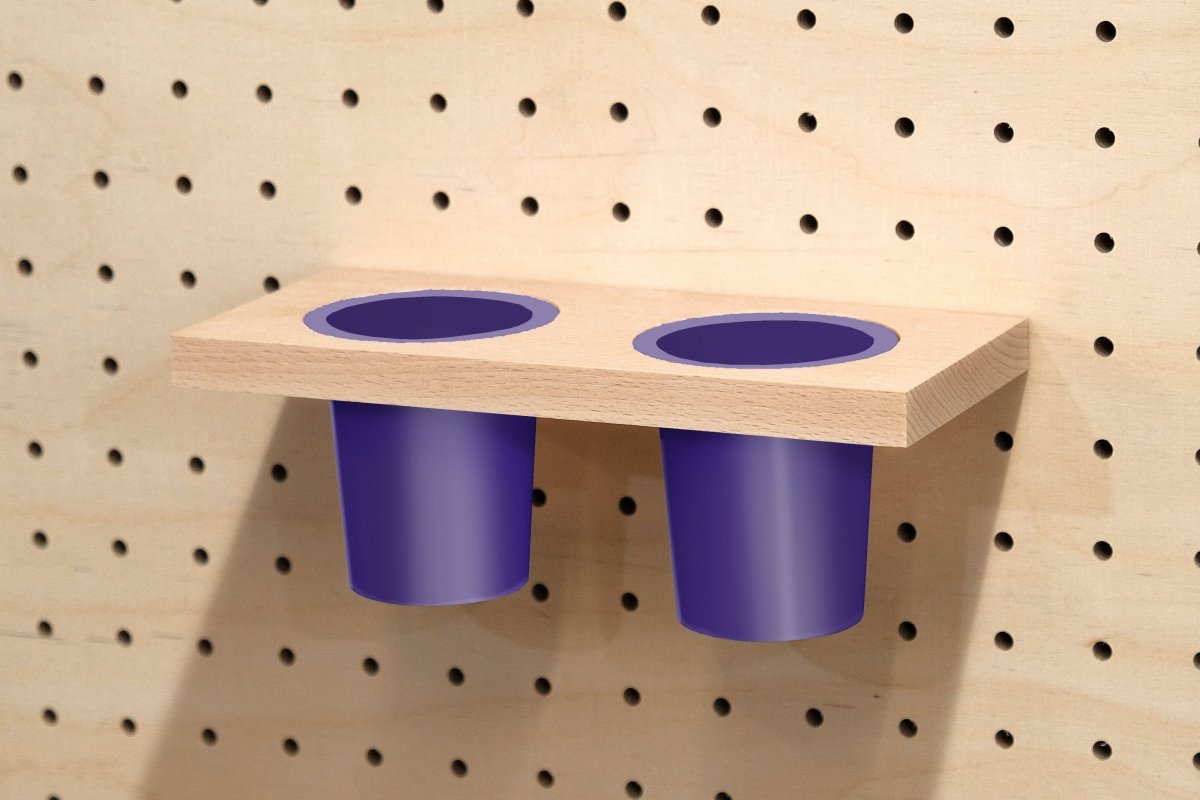 Pot à crayons suspendu pour Pegboard - Accessoires - Aire - A52-23 - 23