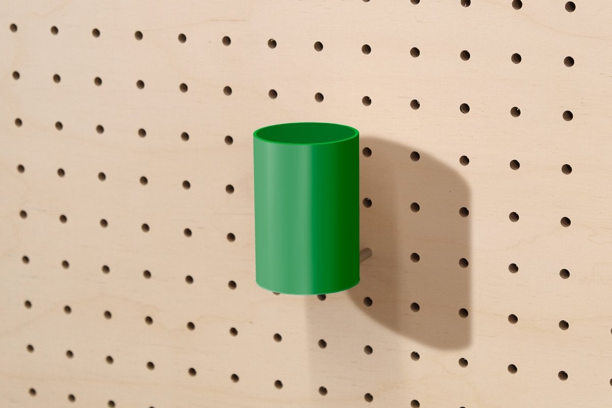 Pot à stylos flottant pour Pegboard - Design minimaliste - Accessoires - Aire - A53-29 - 14