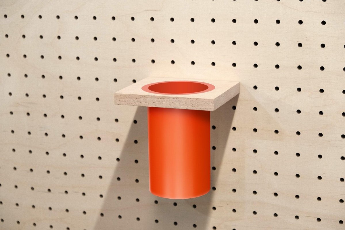 Pot à ustensiles pour Pegboard - Rangement créatif pour la cuisine - Accessoires - Aire - A71-8 - 15