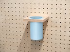 Pot à ustensiles pour pegboard – accessoire pour panneau perforé Aire