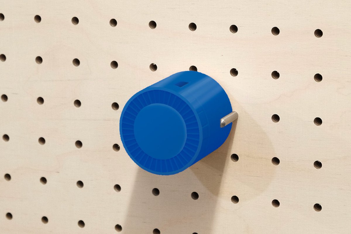 Roule - câble téléphone - Enrouleur de câble pour Pegboard - Accessoires - Aire - A90-28 - 19