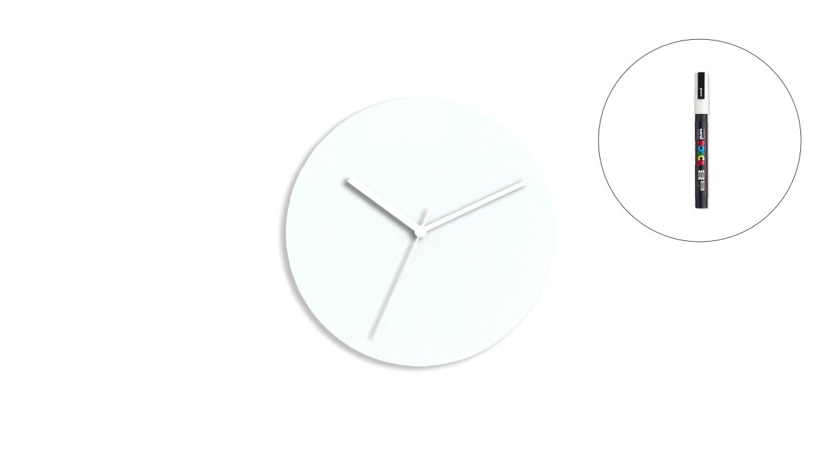 Sketch Clock® : L'horloge colorée créative et personnalisable à l'infini - Horloge - Aire - A212-X - 11
