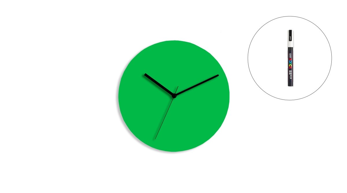 Sketch Clock® : L'horloge colorée créative et personnalisable à l'infini - Horloge - Aire - M195-29 - 31