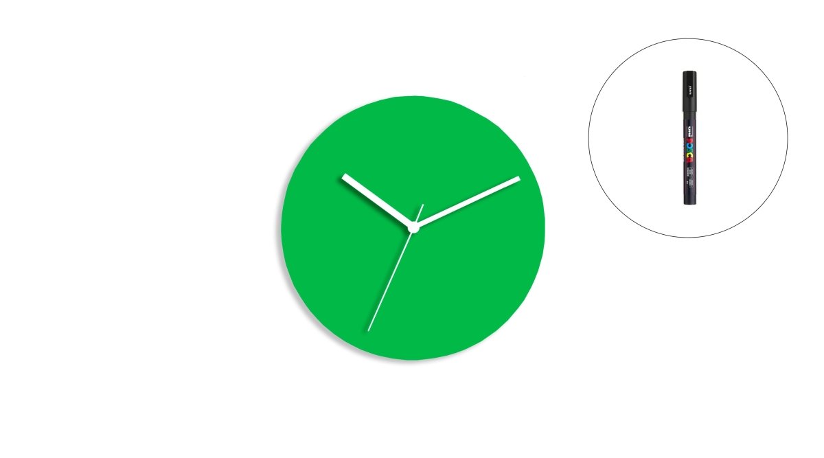 Sketch Clock® : L'horloge colorée créative et personnalisable à l'infini - Horloge - Aire - M195-26 - 28