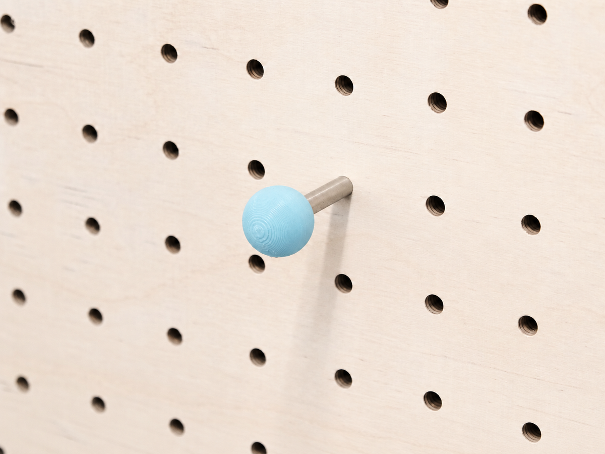 Sky blue peg for pegboard – Aire