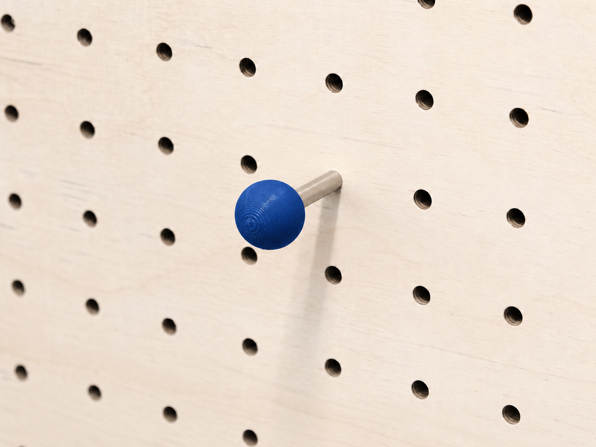 Blue peg for pegboard – Aire