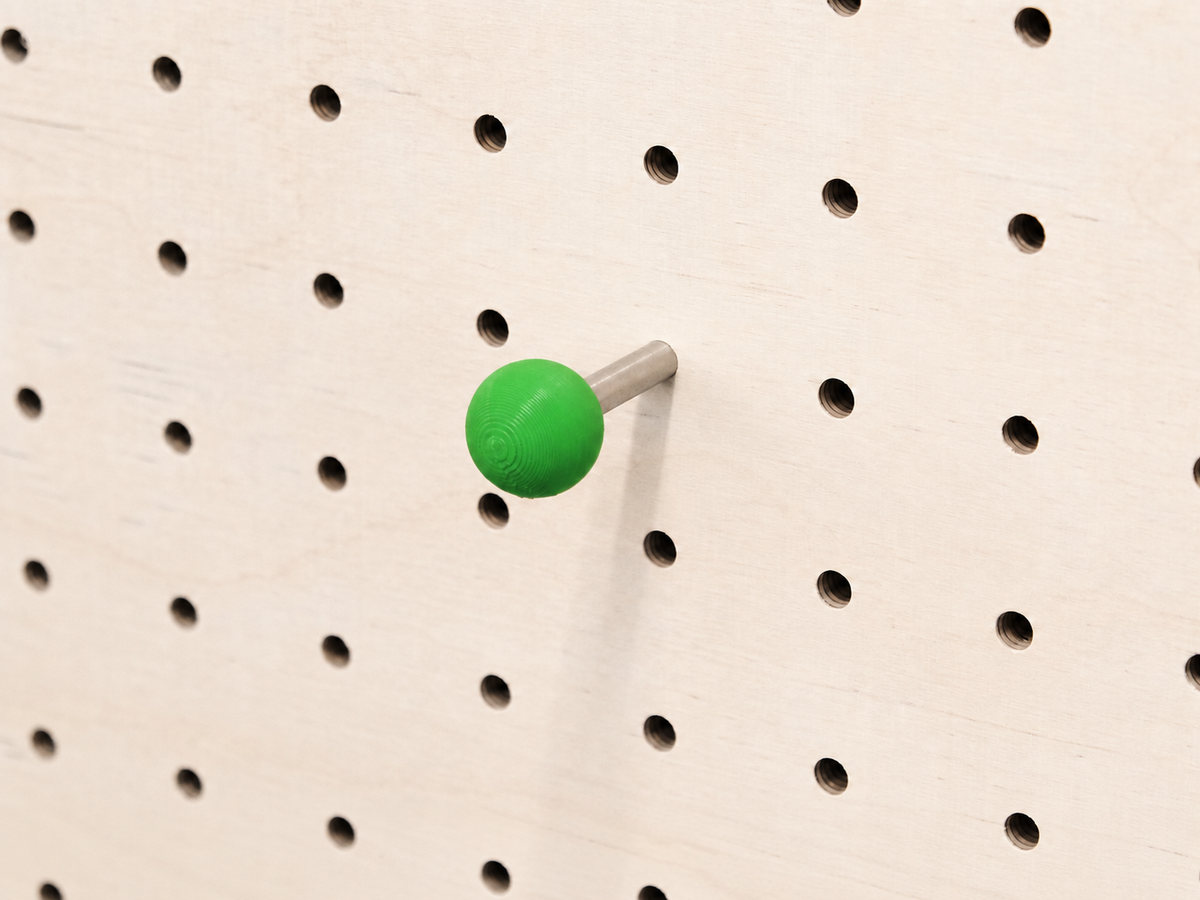 Green peg for pegboard – Aire