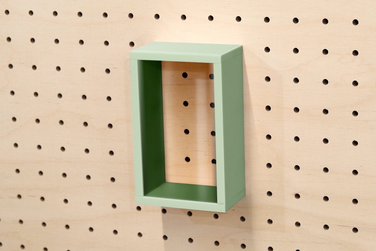 Vitrine produits pour Pegboard - Présentoir produits sur panneau perforé - Accessoires - Aire - A148-7 - 18