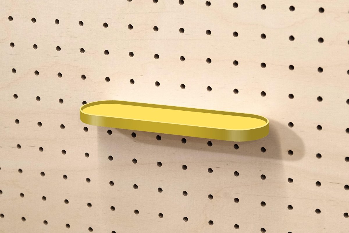 Étagère arrondie - tablette de rangement retro pour Pegboard - Accessoires - Aire - A83-27 - 8
