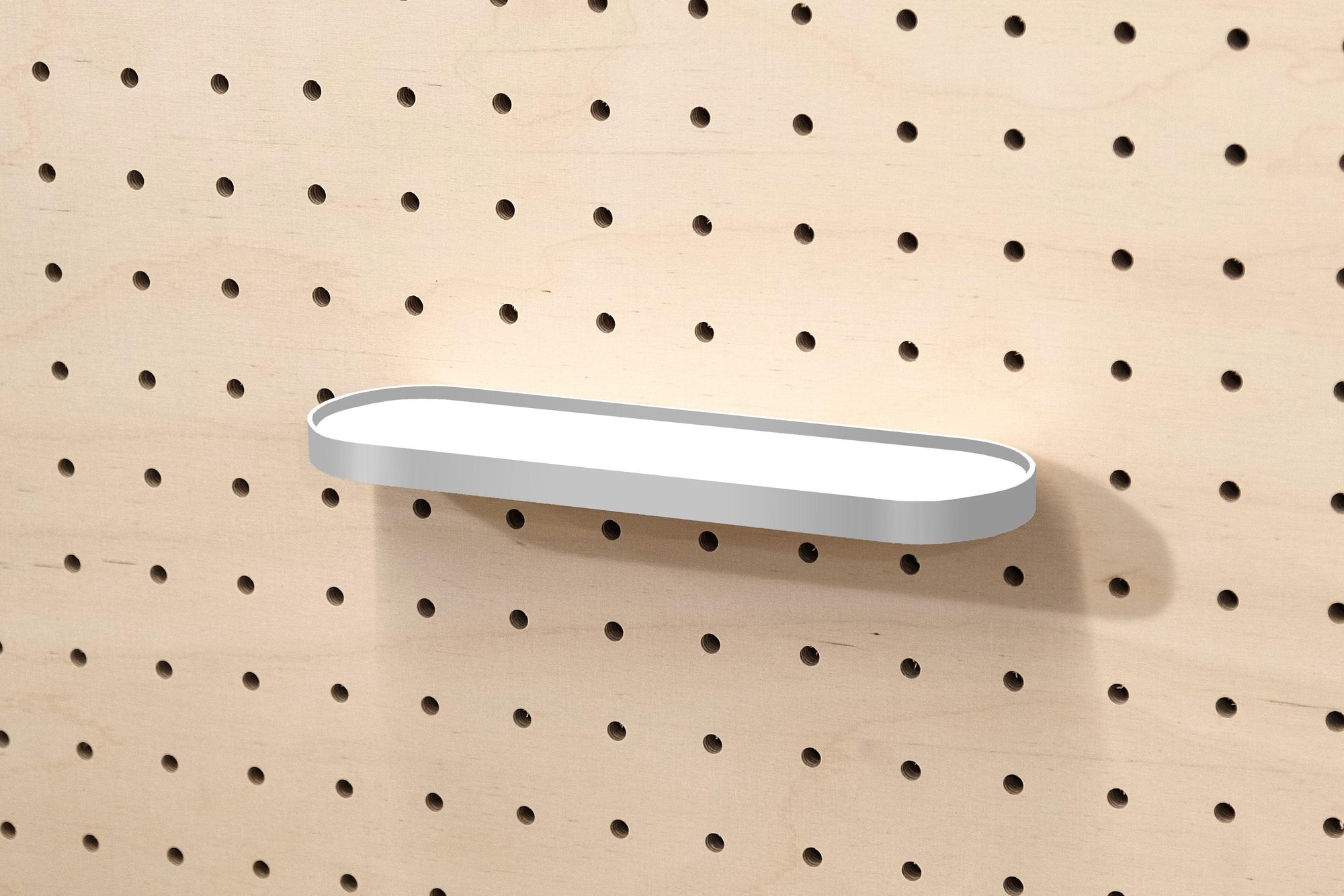 Étagère arrondie - tablette de rangement retro pour Pegboard - Quark