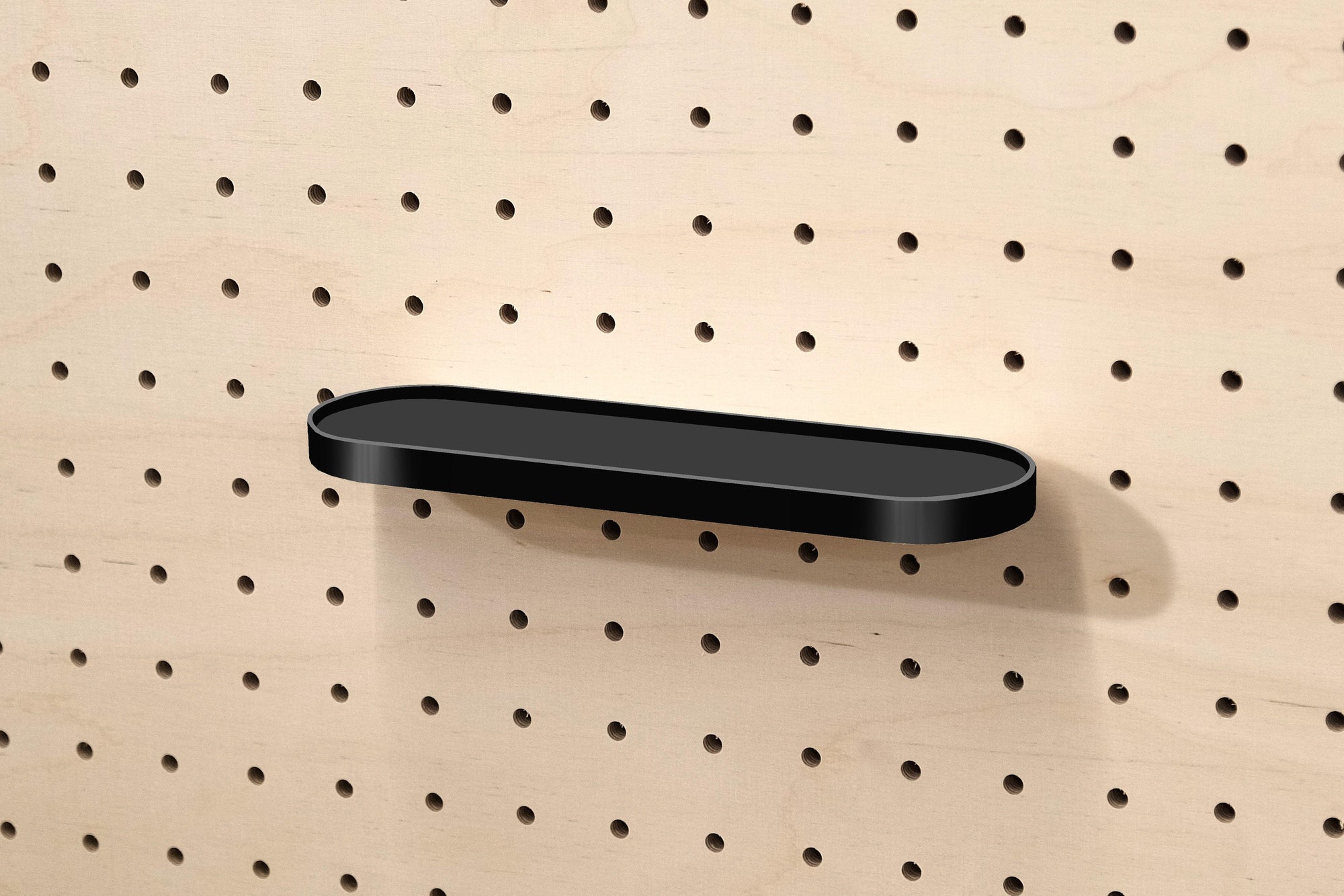 Étagère arrondie - tablette de rangement retro pour Pegboard - Quark
