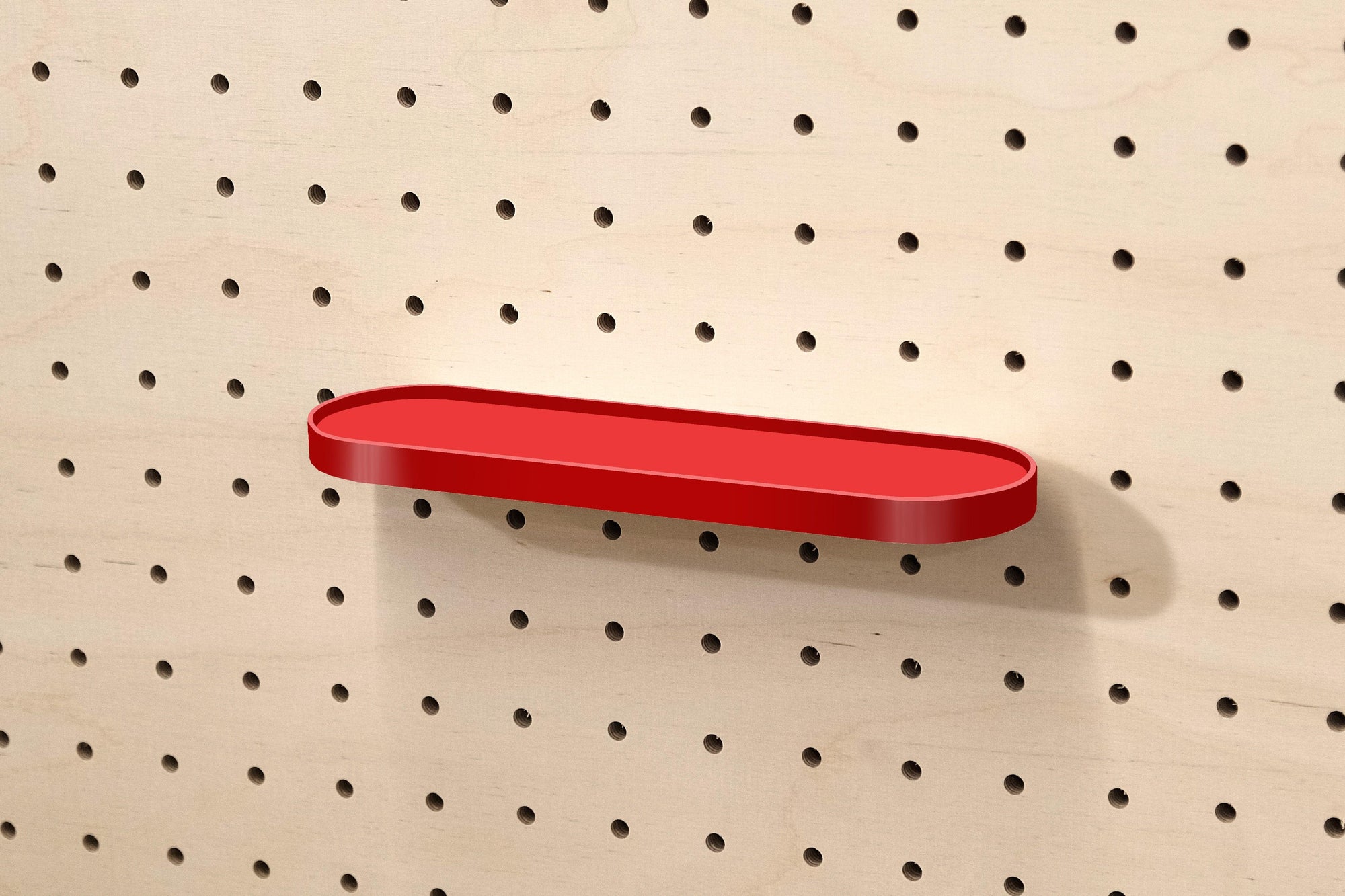 Étagère arrondie - tablette de rangement retro pour Pegboard - Quark