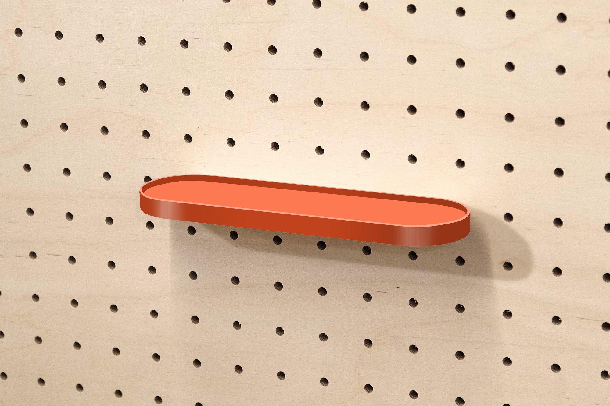 Étagère arrondie - tablette de rangement retro pour Pegboard - Quark