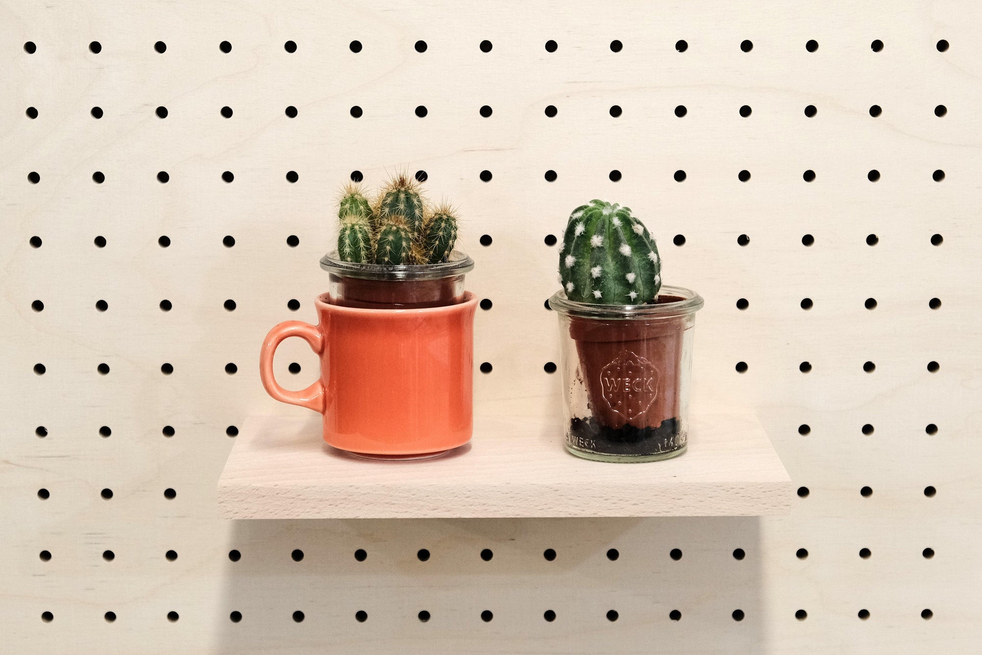 Etagère en bois de hêtre pour Pegboard - Tablette murale - Quark