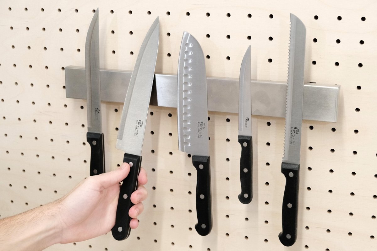 Magnetischer Messerhalter für Pegboard